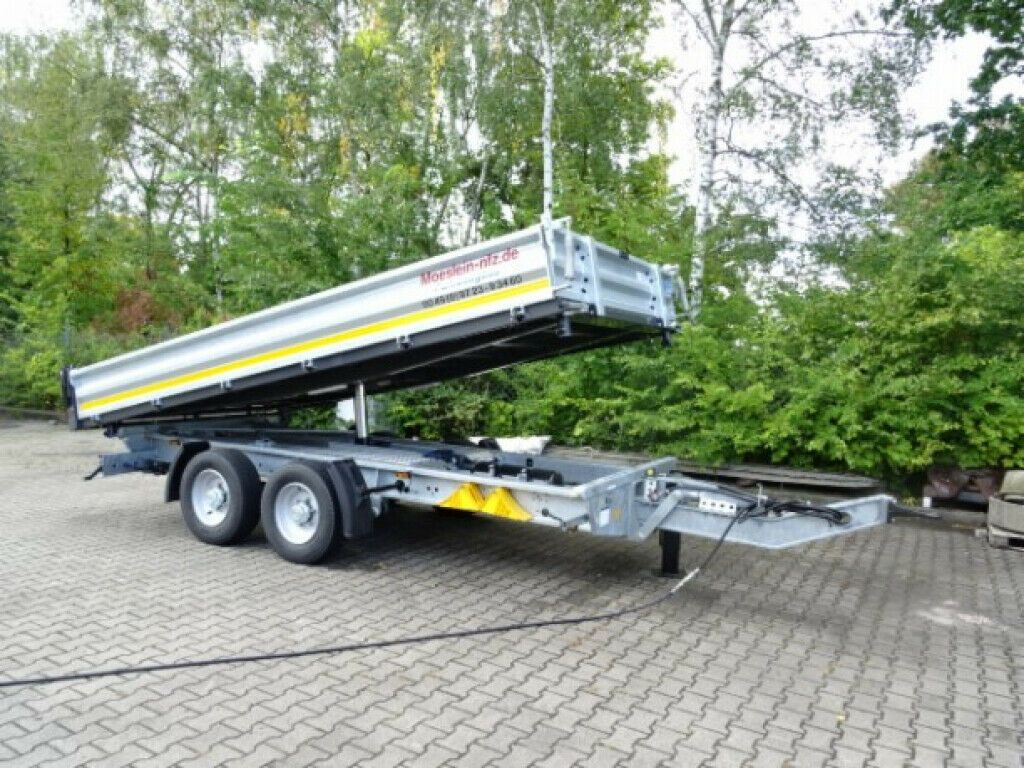 قلابة مقطورة Möslein  13 t Tandem 3- Seitenkipper Tieflader-- Neufahr: صور 8