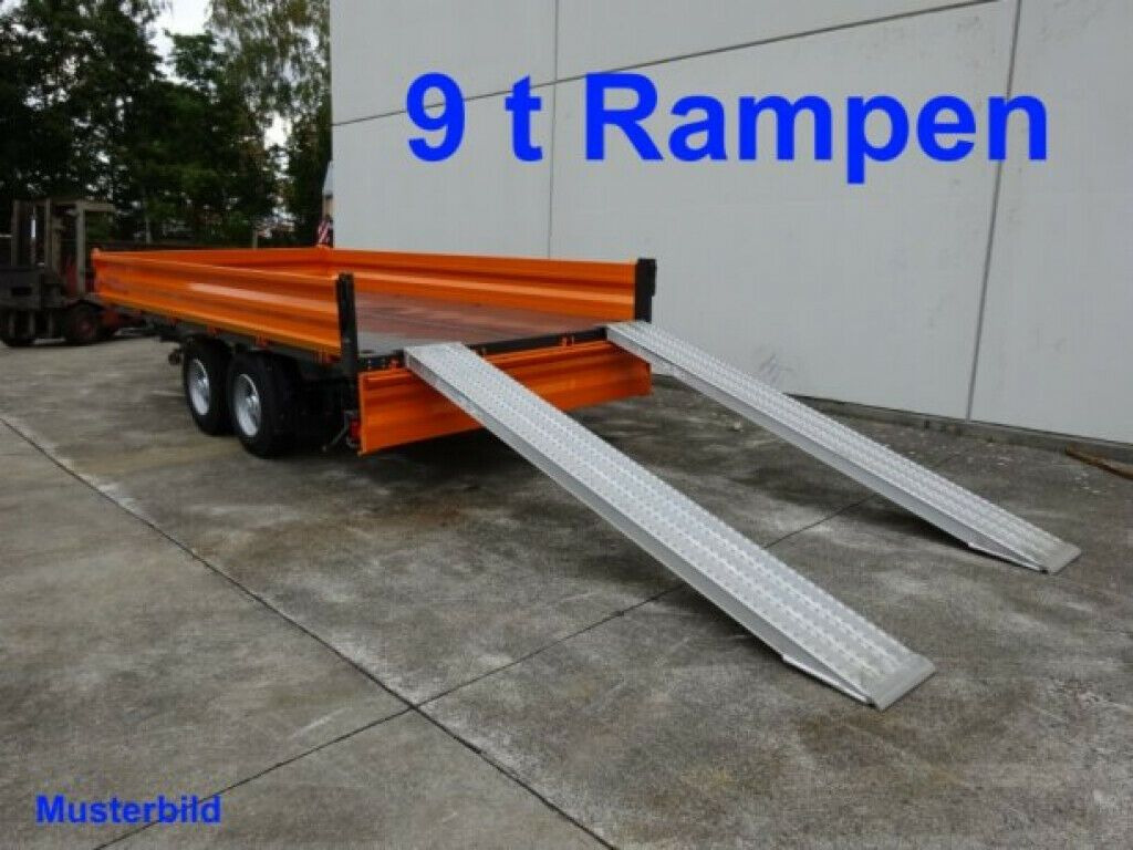 قلابة مقطورة Möslein  13 t Tandem 3- Seitenkipper Tieflader-- Neufahr: صور 9