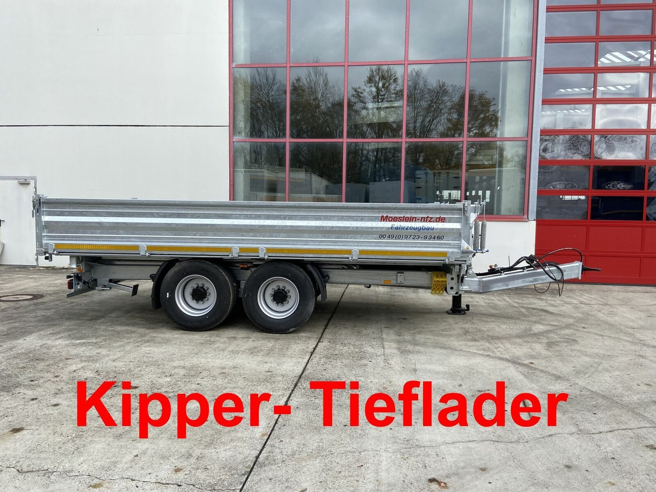 Möslein 14 t Tandemkipper Tieflader Breite Reifen-- Neu - قلابة مقطورة: صور 1 Möslein 14 t Tandemkipper Tieflader Breite Reifen-- Neu - قلابة مقطورة: صور 1