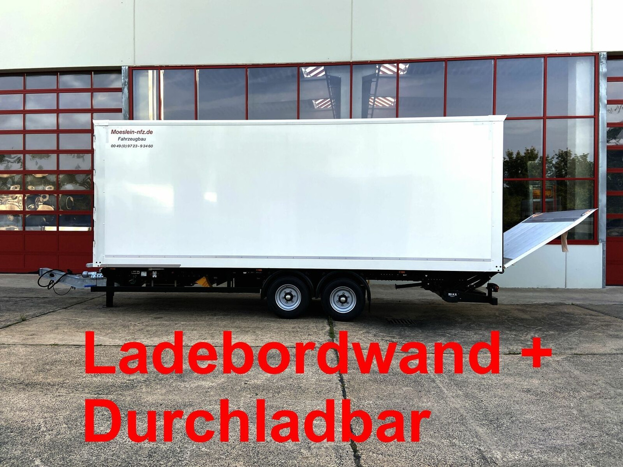 Möslein NEUER Tandem Koffer, Ladebordwand+ Durchladbar - بصندوق مغلق مقطورة: صور 1 Möslein NEUER Tandem Koffer, Ladebordwand+ Durchladbar - بصندوق مغلق مقطورة: صور 1