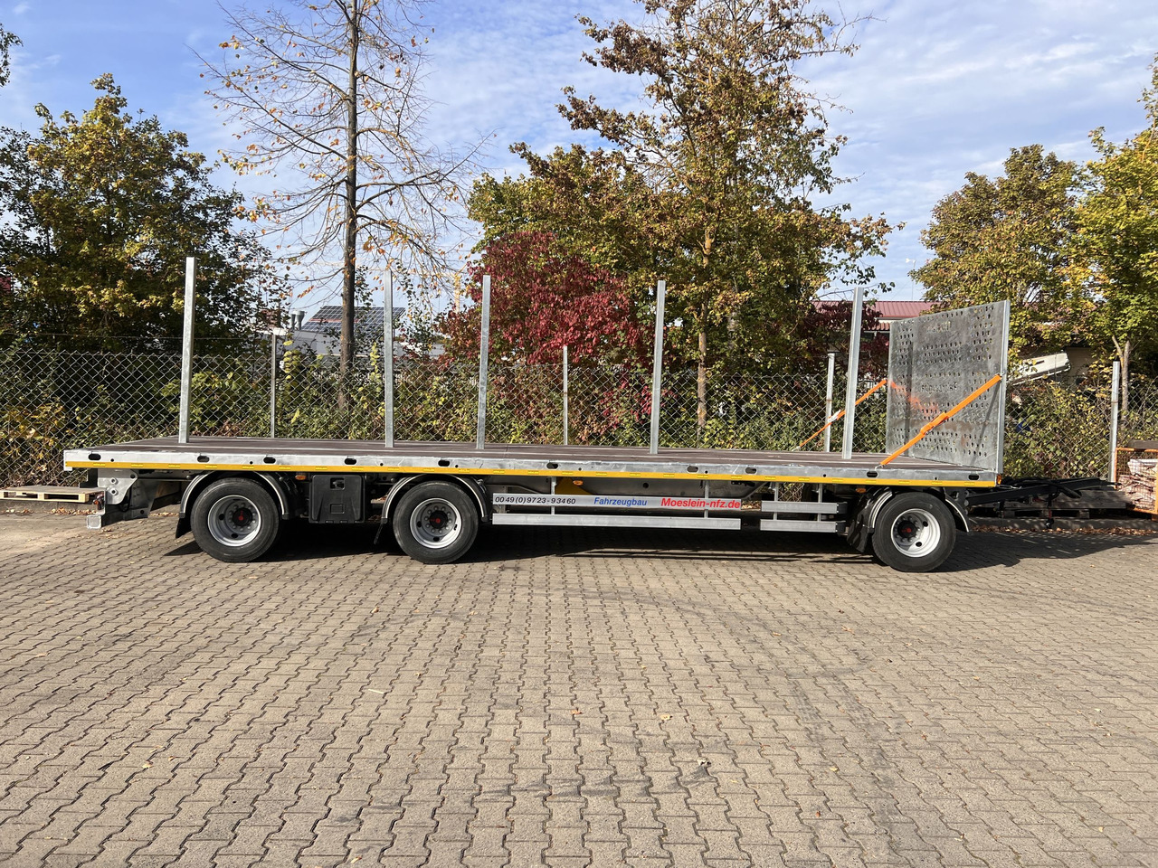 Möslein T 3 Plato 9 m 3 Achs Jumbo- Plato- Anhänger 9 m, Mega - مقطورات مسطحة: صور 2 Möslein T 3 Plato 9 m 3 Achs Jumbo- Plato- Anhänger 9 m, Mega - مقطورات مسطحة: صور 2