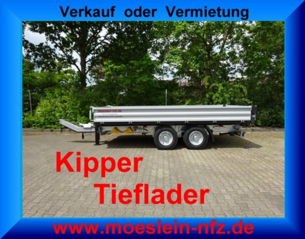 Möslein TTD11 weiß neuer Tandem 3- Seitenkipper Tieflader-- Neufahrzeug -- - قلابة مقطورة: صور 5 Möslein TTD11 weiß neuer Tandem 3- Seitenkipper Tieflader-- Neufahrzeug -- - قلابة مقطورة: صور 5