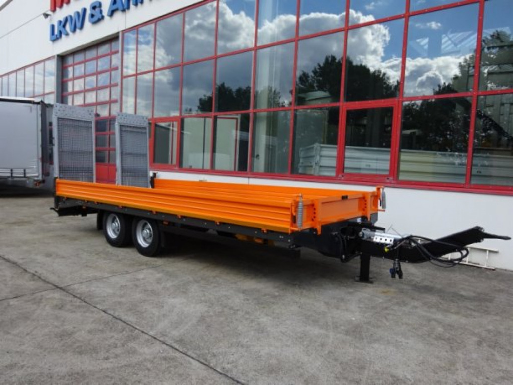 Möslein TTT 11-6,2 BR Orange Tandemtieflader mit breiten RampenNeufahrzeug - عربة مسطحة منخفضة مقطورة: صور 2 Möslein TTT 11-6,2 BR Orange Tandemtieflader mit breiten RampenNeufahrzeug - عربة مسطحة منخفضة مقطورة: صور 2