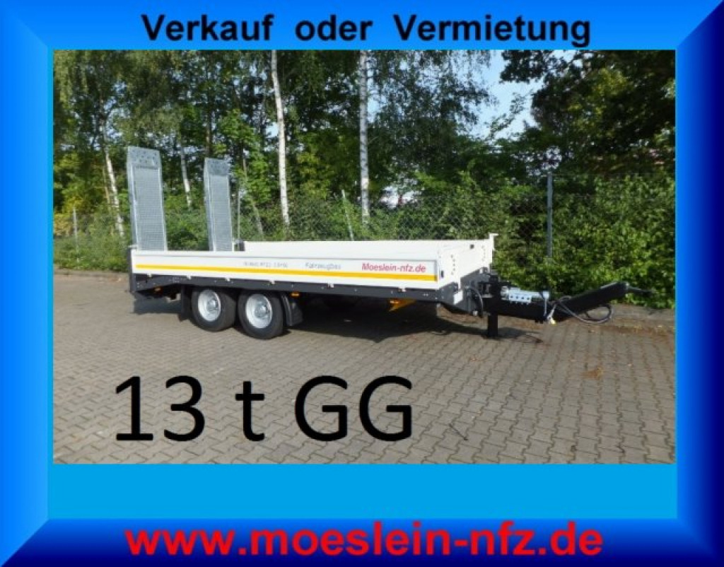 Möslein TTT 13- 6,28 Weiß Neuer Tandemtieflader 13 t GG - عربة مسطحة منخفضة مقطورة: صور 1 Möslein TTT 13- 6,28 Weiß Neuer Tandemtieflader 13 t GG - عربة مسطحة منخفضة مقطورة: صور 1