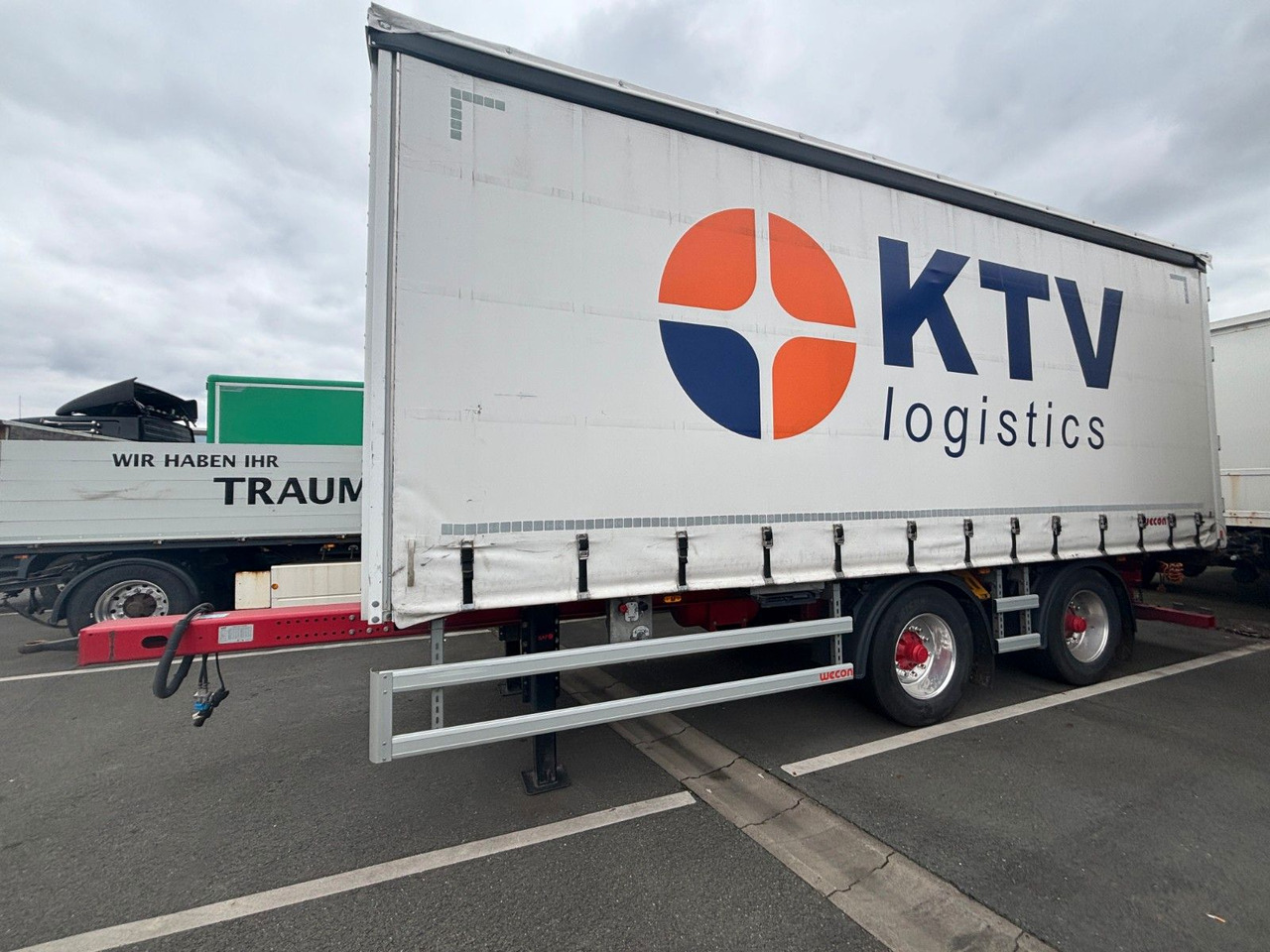 Wecon Tandem Anhänger Plane APZ 218 - مقطورة ستارة: صور 1 Wecon Tandem Anhänger Plane APZ 218 - مقطورة ستارة: صور 1