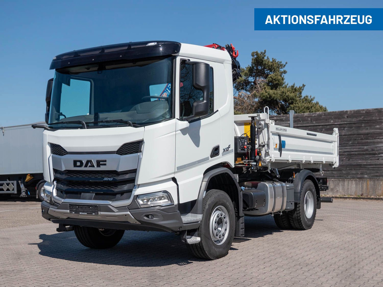 DAF FA XDC 370 Krankipper DAF XDC 370 FA Meiller Krankipper HMF - شاحنة كرين, قلابات: صور 1 DAF FA XDC 370 Krankipper DAF XDC 370 FA Meiller Krankipper HMF - شاحنة كرين, قلابات: صور 1