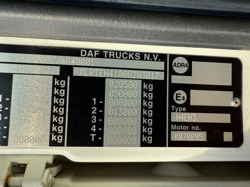 شاحنة جرار DAF XF 450 4-2018 SSC NO WARNINGS !: صور 15