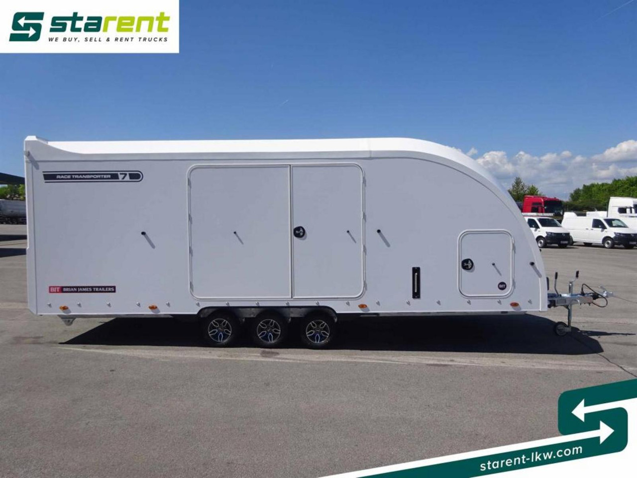 Brian James Trailers Race Transporter 7 Seilwinde elektrische Klappe - شاحنة نقل سيارات مقطورة: صور 4 Brian James Trailers Race Transporter 7 Seilwinde elektrische Klappe - شاحنة نقل سيارات مقطورة: صور 4