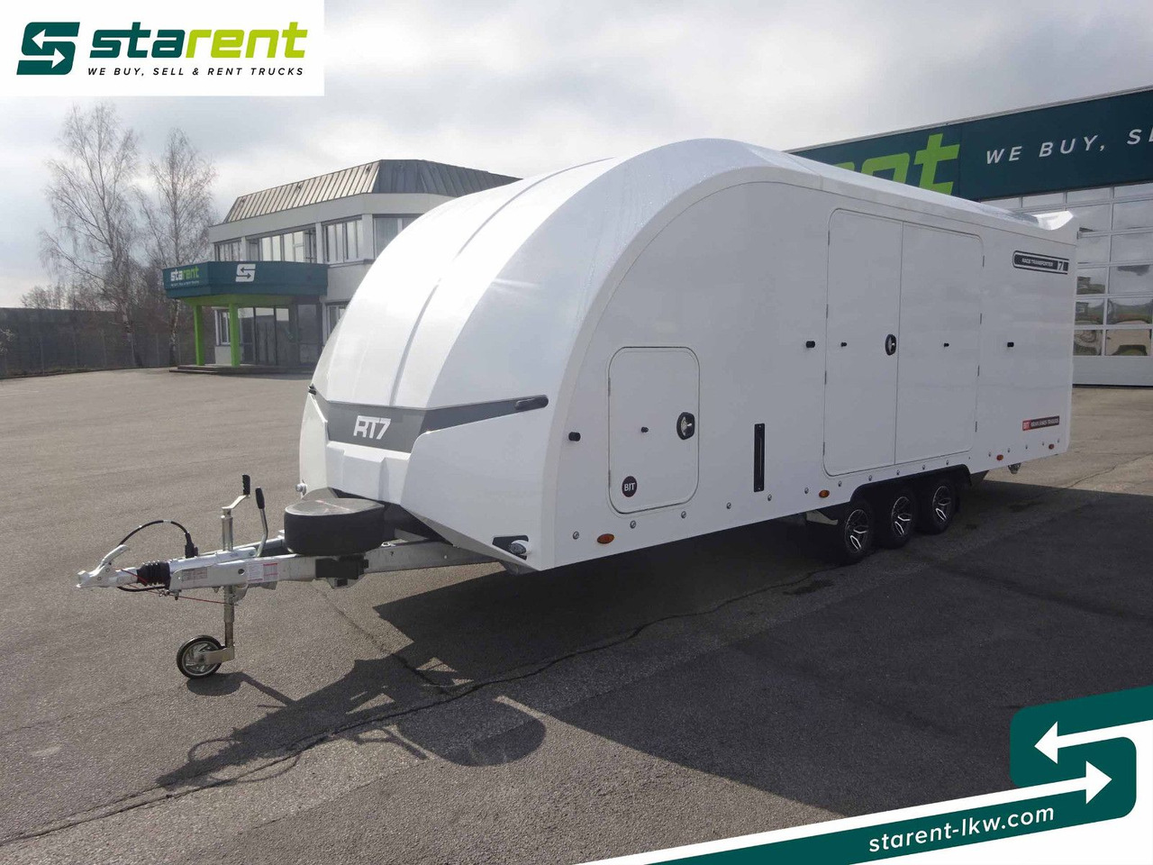 شاحنة نقل سيارات مقطورة Brian James Trailers Race Transporter 7, Seilwinde: صور 1