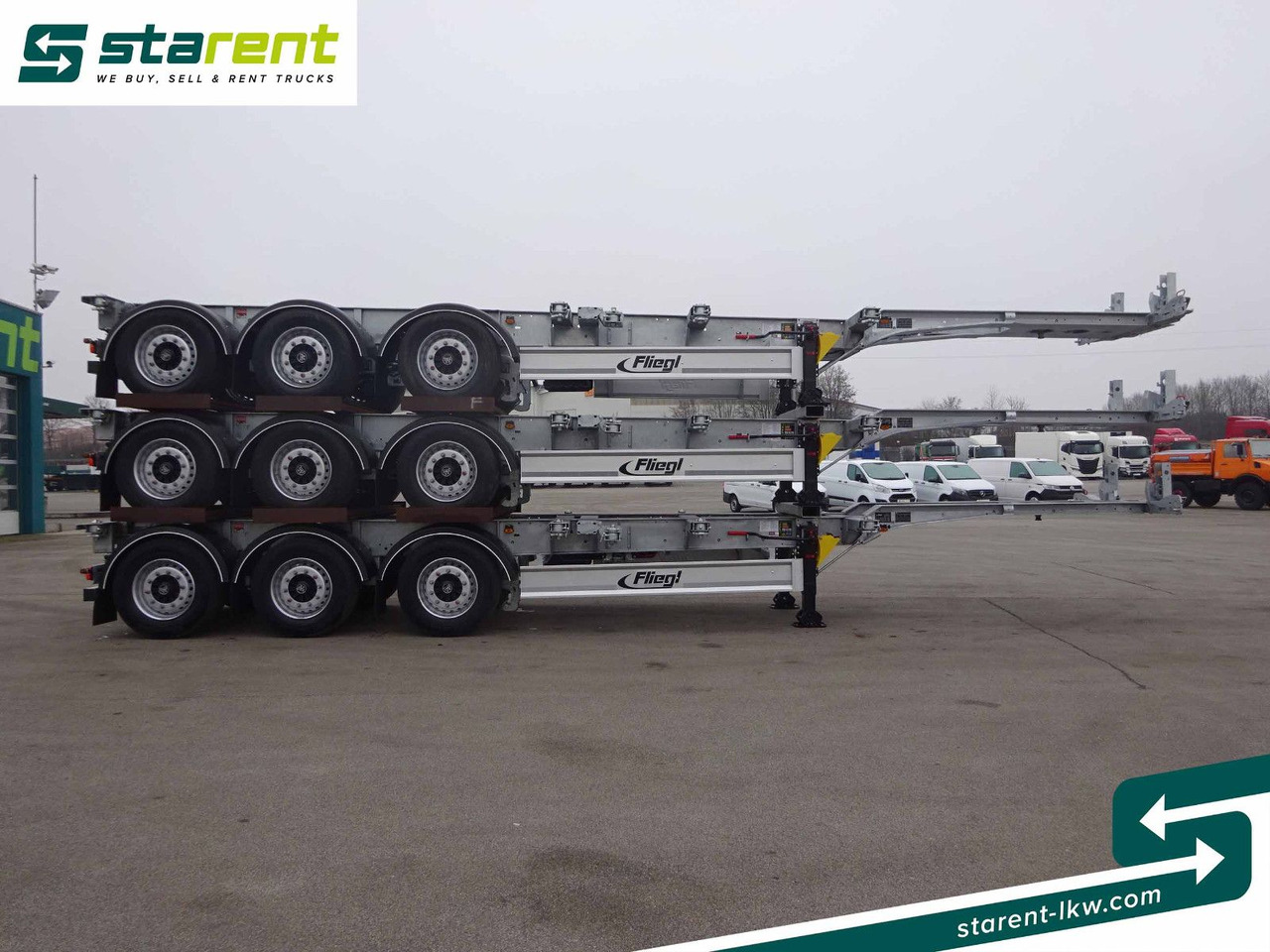 Fliegl Containerchassis ADR, 1x20/2x20/1x30/1x40/1x45 - شاحنات الحاويات / جسم علوي قابل للتغيير نصف مقطورة: صور 4 Fliegl Containerchassis ADR, 1x20/2x20/1x30/1x40/1x45 - شاحنات الحاويات / جسم علوي قابل للتغيير نصف مقطورة: صور 4