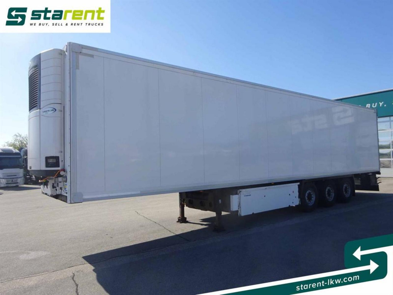 Krone Carrier Vector 1950 Doppelstock Liftachse Trennw. - مبردة نصف مقطورة: صور 1 Krone Carrier Vector 1950 Doppelstock Liftachse Trennw. - مبردة نصف مقطورة: صور 1