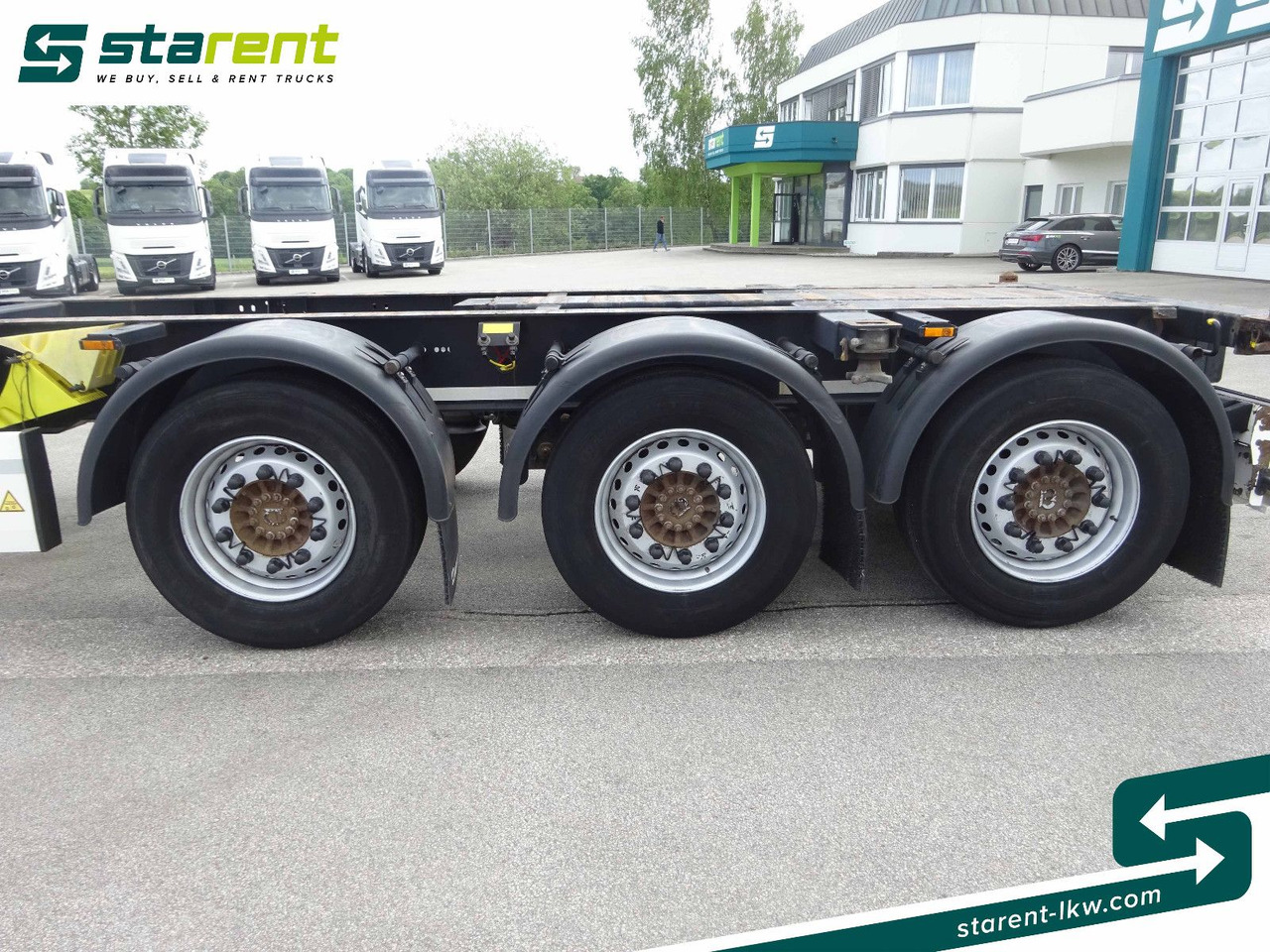 شاحنات الحاويات / جسم علوي قابل للتغيير نصف مقطورة Krone Containerchassis 1x20/2x20/1x40/1x45, Liftachse: صور 23