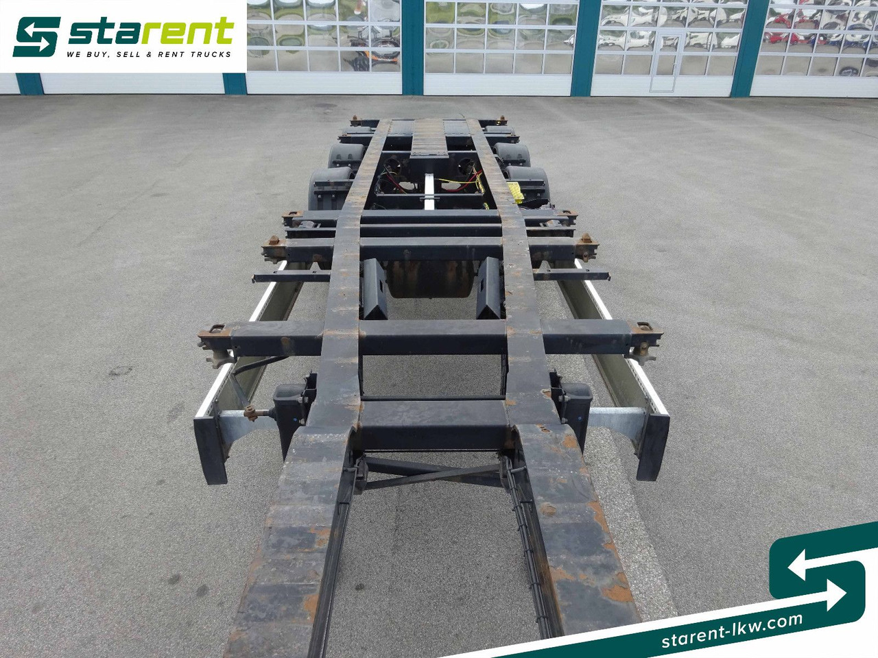 شاحنات الحاويات / جسم علوي قابل للتغيير نصف مقطورة Krone Containerchassis 1x20/2x20/1x40/1x45, Liftachse: صور 16