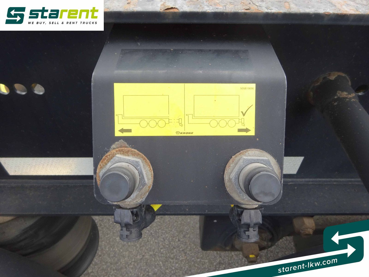 شاحنات الحاويات / جسم علوي قابل للتغيير نصف مقطورة Krone Containerchassis 1x20/2x20/1x40/1x45, Liftachse: صور 17