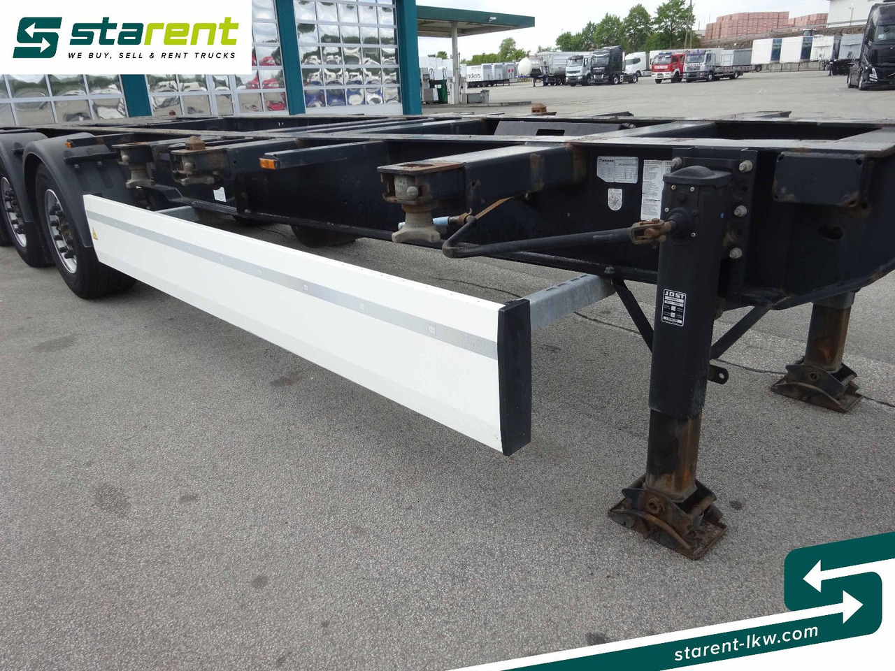 شاحنات الحاويات / جسم علوي قابل للتغيير نصف مقطورة Krone Containerchassis 1x20/2x20/1x40/1x45, Liftachse: صور 10