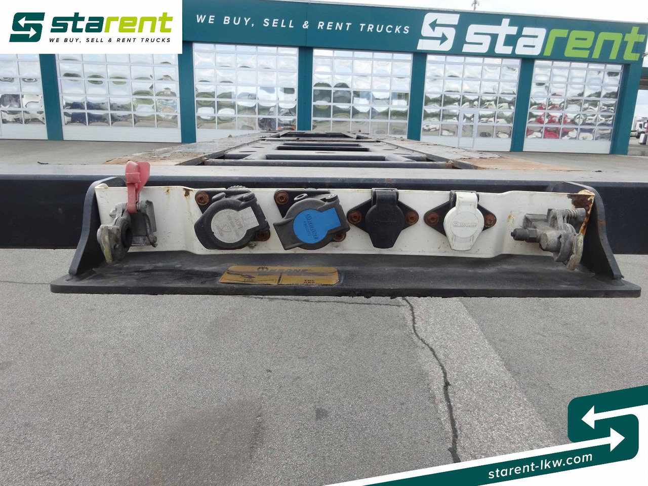شاحنات الحاويات / جسم علوي قابل للتغيير نصف مقطورة Krone Containerchassis 1x20/2x20/1x40/1x45, Liftachse: صور 11