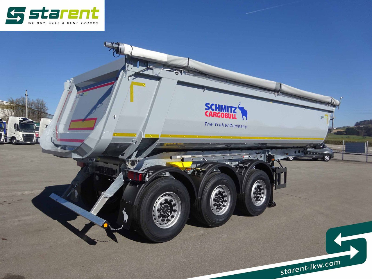 Schmitz Cargobull 3-Achs Kipper, 24m³, Liftachse, Alu Felgen - قلابة نصف مقطورة: صور 5 Schmitz Cargobull 3-Achs Kipper, 24m³, Liftachse, Alu Felgen - قلابة نصف مقطورة: صور 5