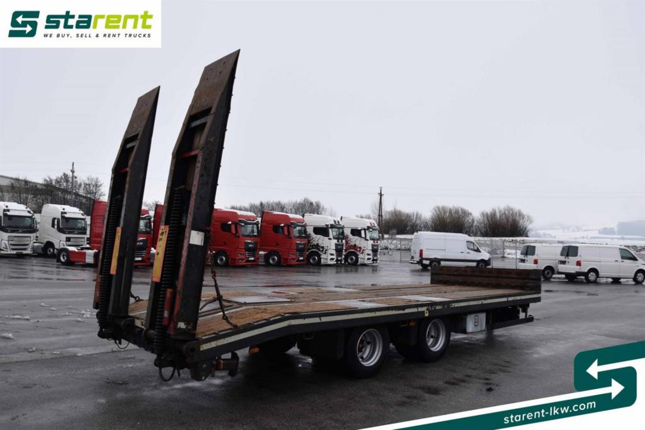 Schwarzmüller Tandemtieflader Rampen SAF Containerverriegelung - عربة مسطحة منخفضة مقطورة: صور 5 Schwarzmüller Tandemtieflader Rampen SAF Containerverriegelung - عربة مسطحة منخفضة مقطورة: صور 5