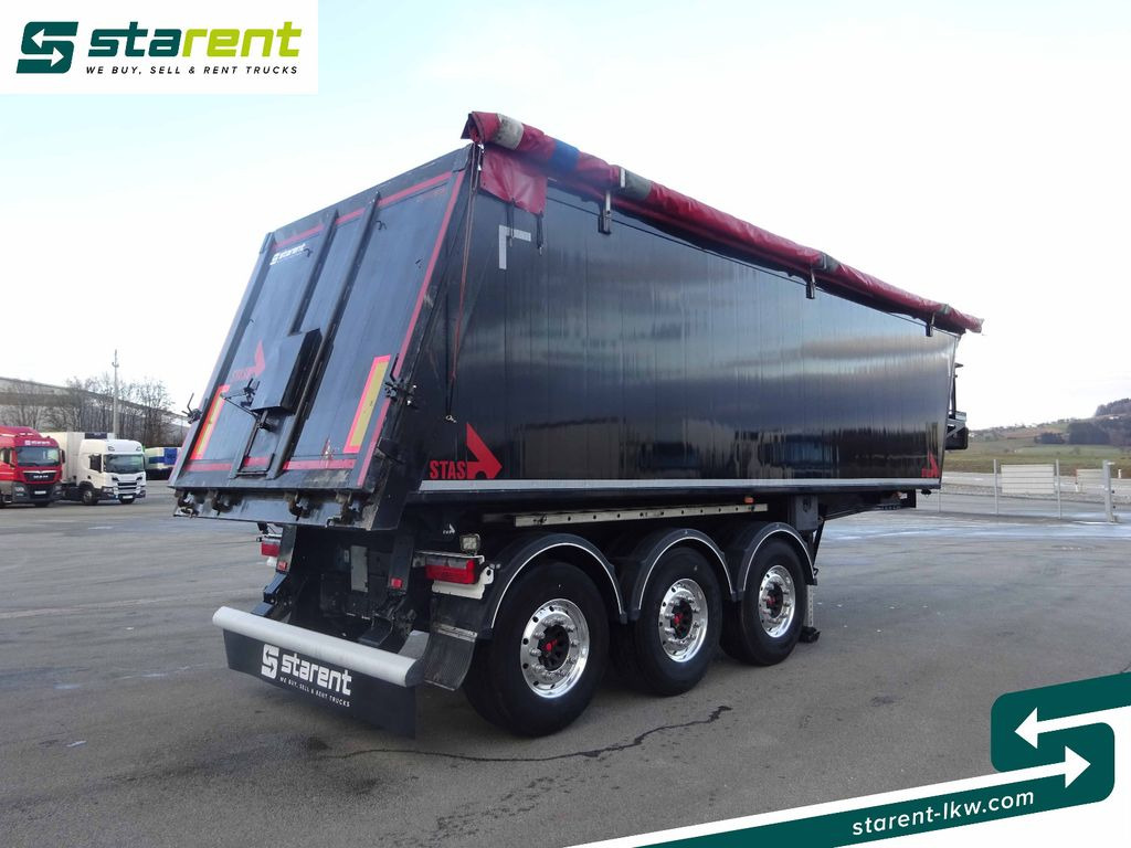 Stas 3-Achs Alu-Kipper S300CX, 35,2m³, Rüttelboden - قلابة نصف مقطورة: صور 5 Stas 3-Achs Alu-Kipper S300CX, 35,2m³, Rüttelboden - قلابة نصف مقطورة: صور 5