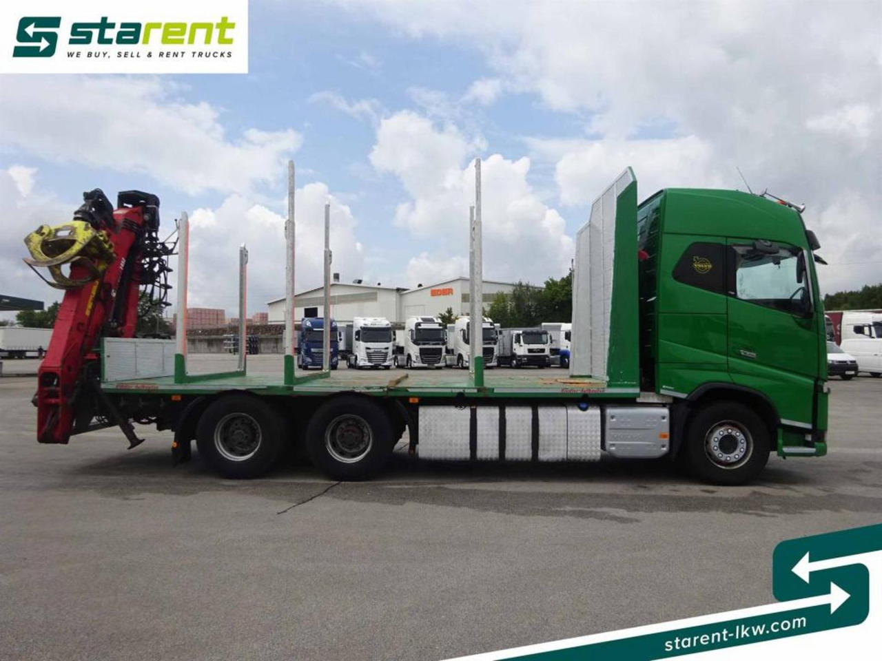 Volvo FH16 550 6x4 Holzaufbau mit Kran (Loglift 145Z) - شاحنة قطع الأشجار: صور 4 Volvo FH16 550 6x4 Holzaufbau mit Kran (Loglift 145Z) - شاحنة قطع الأشجار: صور 4