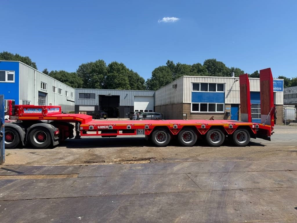 Lider LD07 Low Bed 4 Axle Full Spring 86 Ton Load - عربة مسطحة منخفضة نصف مقطورة: صور 2 Lider LD07 Low Bed 4 Axle Full Spring 86 Ton Load - عربة مسطحة منخفضة نصف مقطورة: صور 2