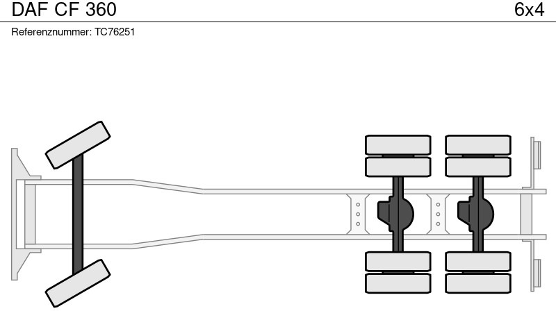 DAF CF 360 - شاحنات مسطحة: صور 4 DAF CF 360 - شاحنات مسطحة: صور 4