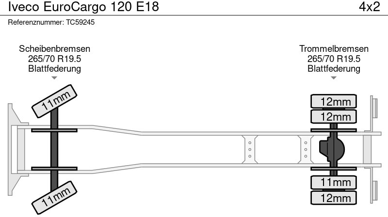 Iveco EuroCargo 120 E18 - الشاسيه شاحنة: صور 4 Iveco EuroCargo 120 E18 - الشاسيه شاحنة: صور 4