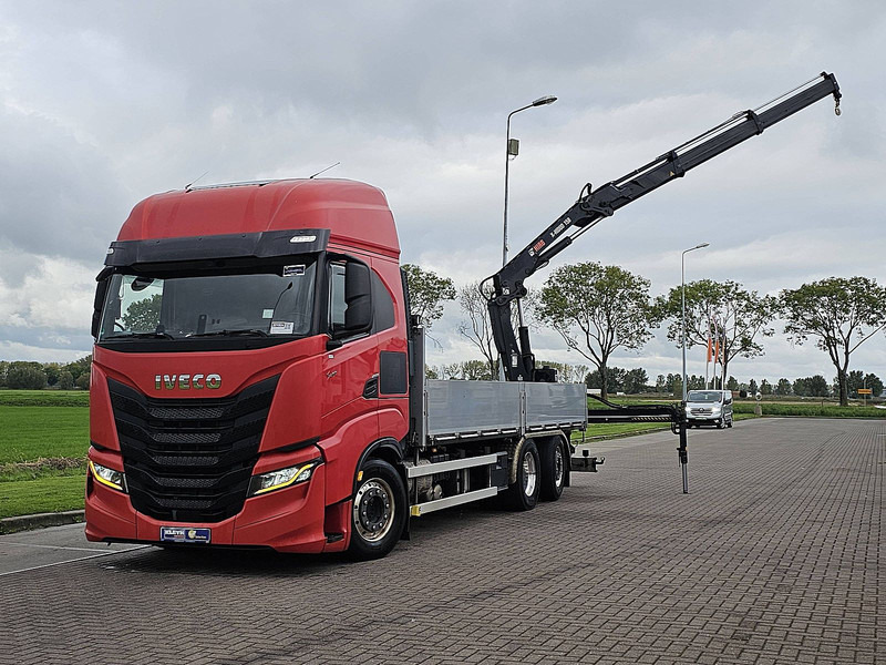 Iveco S-WAY AS260S46 6X2-4 HIAB 155-E2 - شاحنات مسطحة, شاحنة كرين: صور 2 Iveco S-WAY AS260S46 6X2-4 HIAB 155-E2 - شاحنات مسطحة, شاحنة كرين: صور 2