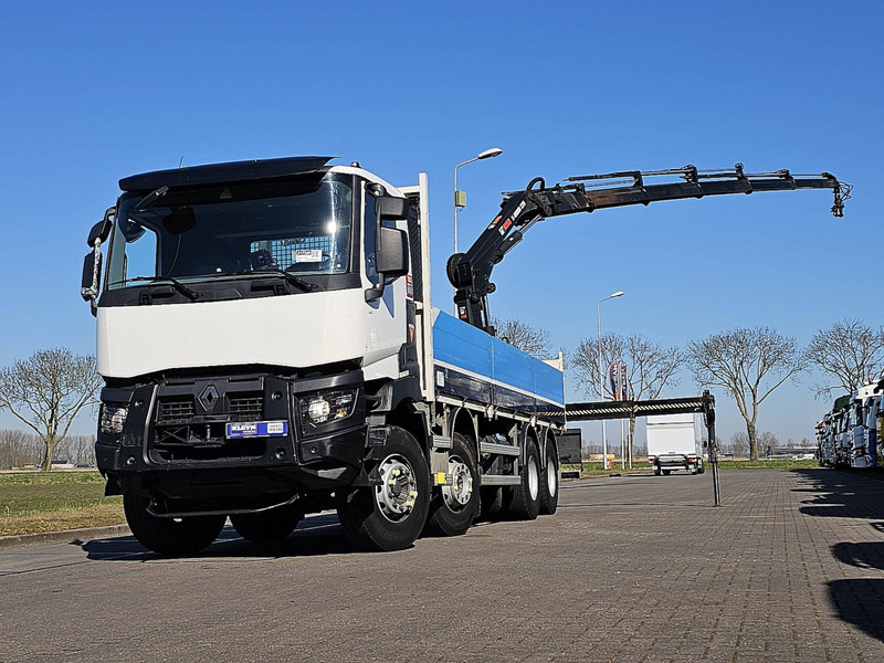 Renault C 430 8X4 HIAB 228ES-5 REM - شاحنات مسطحة, شاحنة كرين: صور 1 Renault C 430 8X4 HIAB 228ES-5 REM - شاحنات مسطحة, شاحنة كرين: صور 1