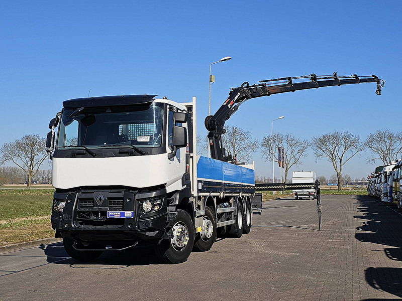 Renault C 430 8X4 HIAB 228ES-5 REM - شاحنات مسطحة, شاحنة كرين: صور 2 Renault C 430 8X4 HIAB 228ES-5 REM - شاحنات مسطحة, شاحنة كرين: صور 2
