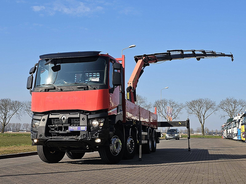 Renault C 430 8X4 PALF. PK27000-7 - شاحنات مسطحة, شاحنة كرين: صور 1 Renault C 430 8X4 PALF. PK27000-7 - شاحنات مسطحة, شاحنة كرين: صور 1