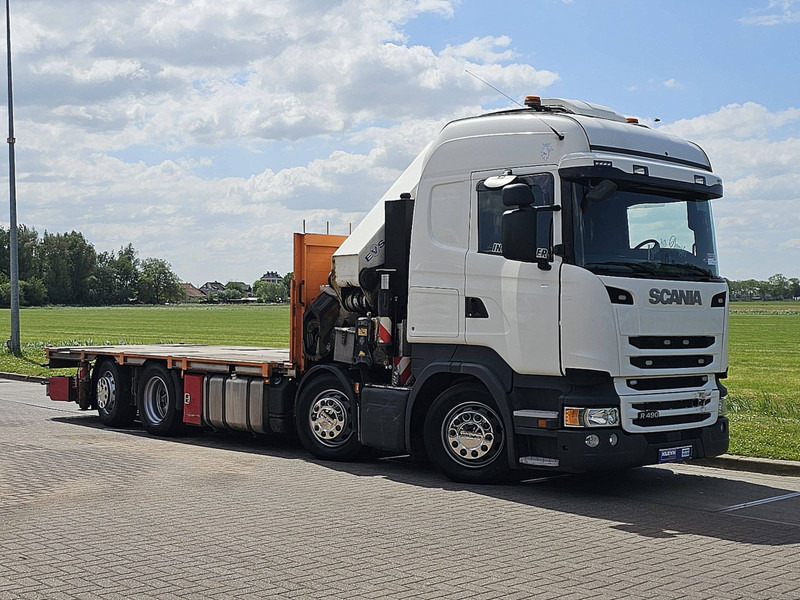 Scania R490 HMF 6020 - شاحنات مسطحة, شاحنة كرين: صور 5 Scania R490 HMF 6020 - شاحنات مسطحة, شاحنة كرين: صور 5