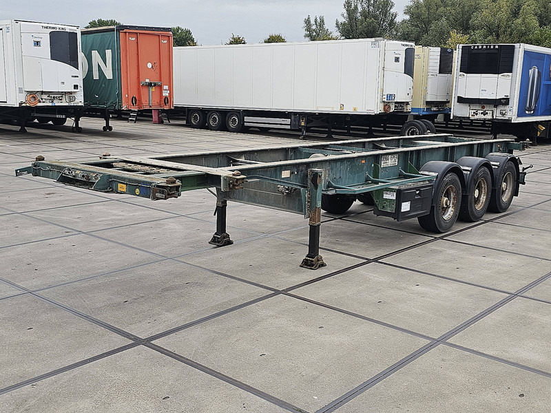 Van Hool Containerchassis 1x20ft 1x30ft - شاحنات الحاويات / جسم علوي قابل للتغيير نصف مقطورة: صور 1 Van Hool Containerchassis 1x20ft 1x30ft - شاحنات الحاويات / جسم علوي قابل للتغيير نصف مقطورة: صور 1