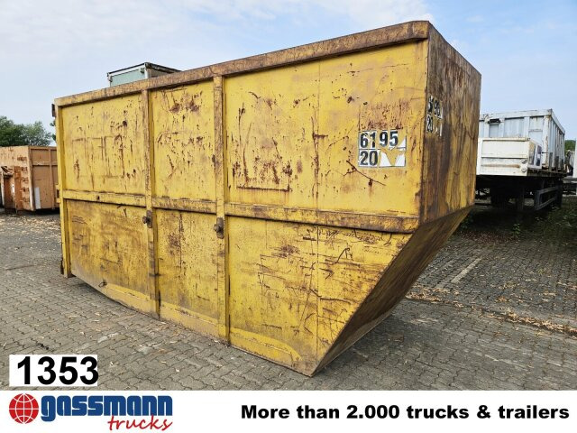Absetzcontainer ca. 17m³ offen mit - حاوية تفريغ لود لوجر: صور 1 Absetzcontainer ca. 17m³ offen mit - حاوية تفريغ لود لوجر: صور 1