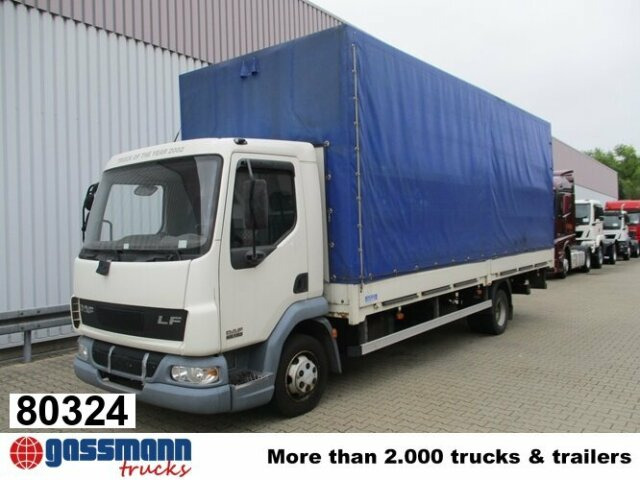DAF DAF AE 45.150 LF 4x2, Plane Spriegel LBW - شاحنات مسطحة: صور 1 DAF DAF AE 45.150 LF 4x2, Plane Spriegel LBW - شاحنات مسطحة: صور 1
