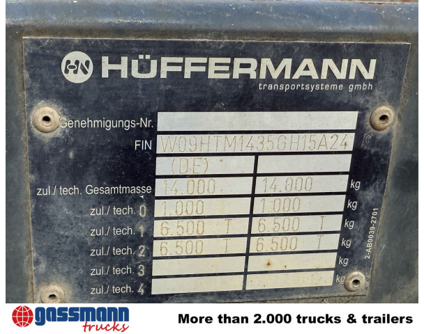 Hüffermann HTM 13.35 P Absetzanhänger - شاحنات الحاويات / جسم علوي قابل للتغيير مقطورة: صور 3 Hüffermann HTM 13.35 P Absetzanhänger - شاحنات الحاويات / جسم علوي قابل للتغيير مقطورة: صور 3