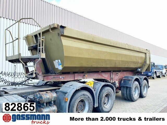 Kempf SKM 32/2 Stahlmulde ca. 24m³, Liftachse, - قلابة نصف مقطورة: صور 1 Kempf SKM 32/2 Stahlmulde ca. 24m³, Liftachse, - قلابة نصف مقطورة: صور 1