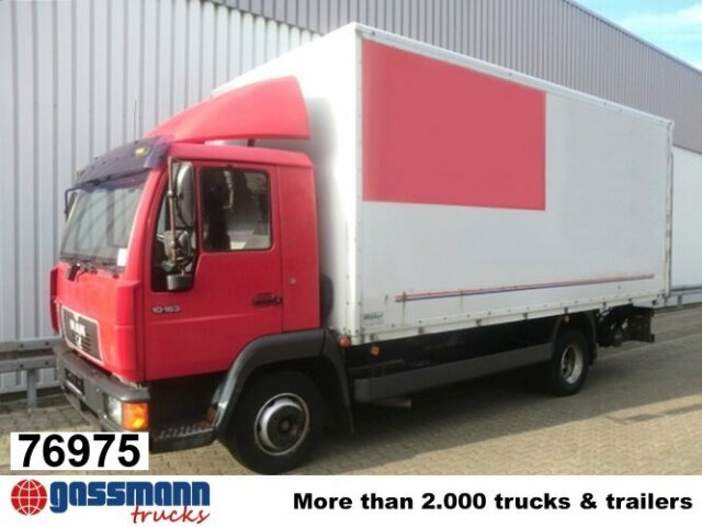 MAN L35 10.163 4x2 - بصندوق مغلق شاحنة: صور 1 MAN L35 10.163 4x2 - بصندوق مغلق شاحنة: صور 1