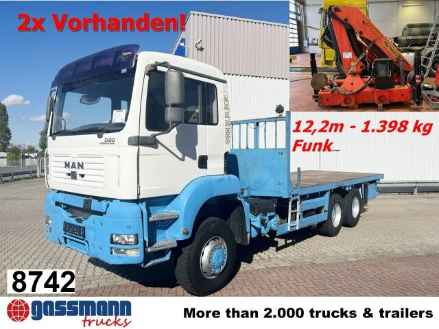 MAN TGA 26.310 6X6 BB, Kran PALFINGER PK 23002 C, - شاحنات مسطحة, شاحنة كرين: صور 1 MAN TGA 26.310 6X6 BB, Kran PALFINGER PK 23002 C, - شاحنات مسطحة, شاحنة كرين: صور 1