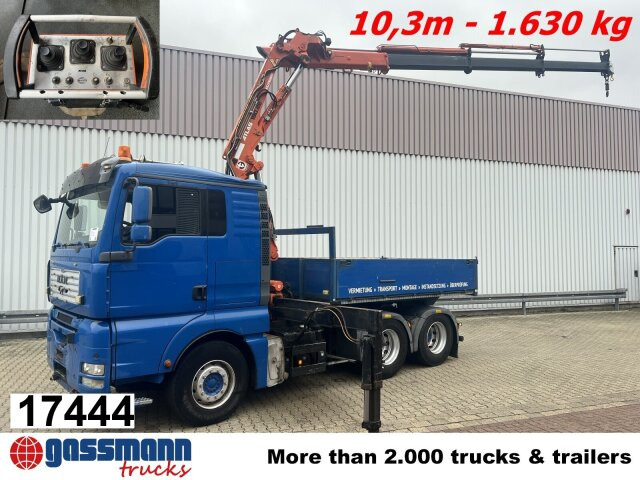 MAN TGA 26.480 6x4 BL, Intarder, SZM/Pritsche, Kran - شاحنة جرار: صور 1 MAN TGA 26.480 6x4 BL, Intarder, SZM/Pritsche, Kran - شاحنة جرار: صور 1