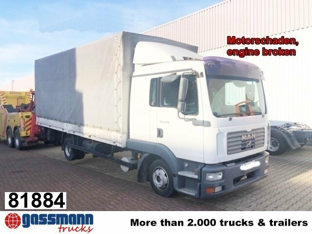 MAN TGL 8.210 BL 4x2 mit LBW, Motorschaden! - شاحنات مسطحة: صور 1 MAN TGL 8.210 BL 4x2 mit LBW, Motorschaden! - شاحنات مسطحة: صور 1
