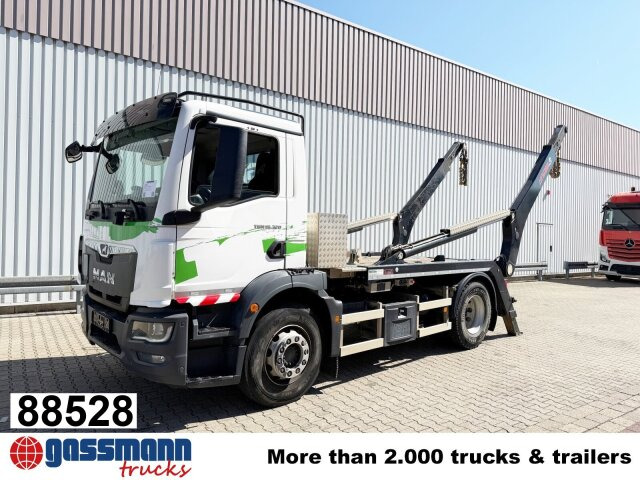 MAN TGM 18.320 4x2 BL, Hiab Tele-Absetzanlage, Funk - شاحنات قابلة للفك شاحنة: صور 1 MAN TGM 18.320 4x2 BL, Hiab Tele-Absetzanlage, Funk - شاحنات قابلة للفك شاحنة: صور 1