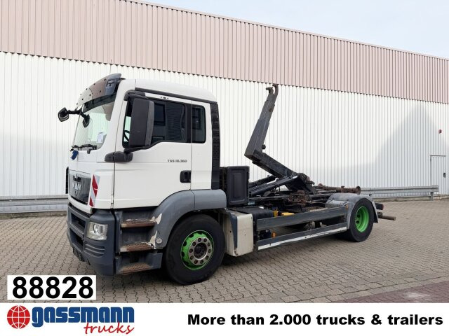 MAN TGS 18.360 4X2 BL, Hyva 10.45 S, - شاحنة ذات الخطاف: صور 1 MAN TGS 18.360 4X2 BL, Hyva 10.45 S, - شاحنة ذات الخطاف: صور 1