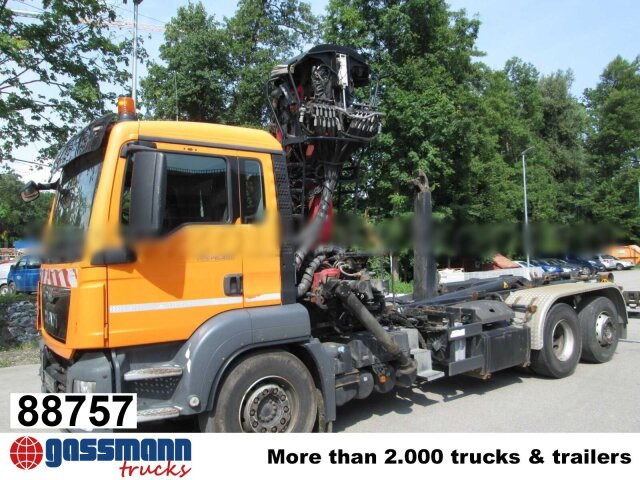 MAN TGS 26.400 6x2-4 BL, Lenk-/Liftachse, Kran - شاحنة ذات الخطاف, شاحنة كرين: صور 1 MAN TGS 26.400 6x2-4 BL, Lenk-/Liftachse, Kran - شاحنة ذات الخطاف, شاحنة كرين: صور 1