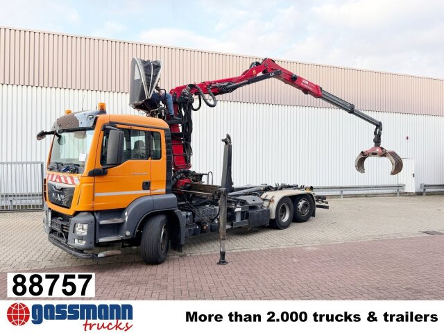 MAN TGS 26.400 6x2-4 BL, Motorabtrieb, - شاحنة ذات الخطاف, شاحنة كرين: صور 1 MAN TGS 26.400 6x2-4 BL, Motorabtrieb, - شاحنة ذات الخطاف, شاحنة كرين: صور 1