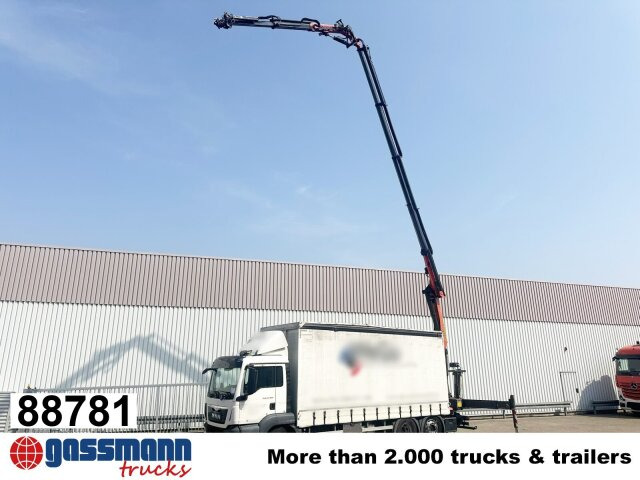 MAN TGS 26.400 6x2-4 LL, Lenk-/Lift, Edscha, - شاحنات مسطحة, شاحنة كرين: صور 1 MAN TGS 26.400 6x2-4 LL, Lenk-/Lift, Edscha, - شاحنات مسطحة, شاحنة كرين: صور 1