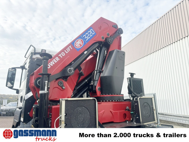 MAN TGS 35.480 8X4 BL, Intarder, Kran HMF 3220-K6, - شاحنة ذات الخطاف, شاحنة كرين: صور 2 MAN TGS 35.480 8X4 BL, Intarder, Kran HMF 3220-K6, - شاحنة ذات الخطاف, شاحنة كرين: صور 2