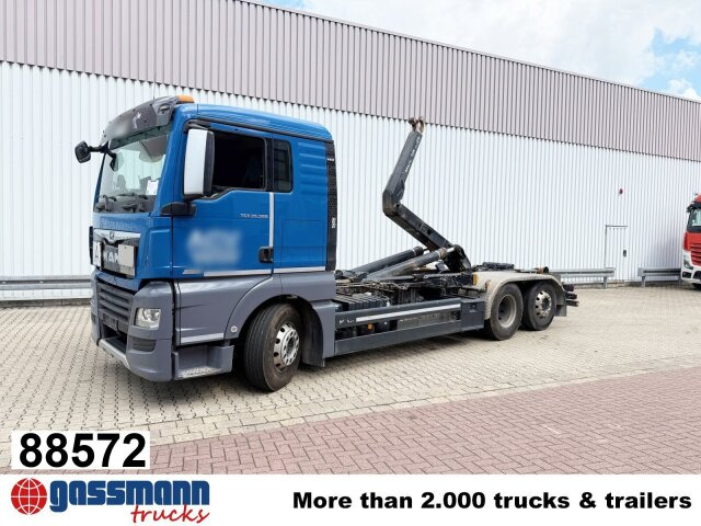 MAN TGX 26.580 6x2-4 BL, Intarder, Lenk-/Liftachse, - شاحنة ذات الخطاف: صور 1 MAN TGX 26.580 6x2-4 BL, Intarder, Lenk-/Liftachse, - شاحنة ذات الخطاف: صور 1