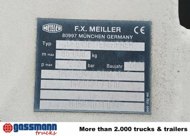 Meiller MEILLER 3-S-Kippaufbau 4-Achs Länge:5.700 ca. - الجسم قلابة: صور 3 Meiller MEILLER 3-S-Kippaufbau 4-Achs Länge:5.700 ca. - الجسم قلابة: صور 3