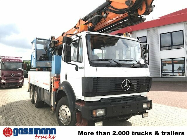 شاحنة كرين Mercedes-Benz 2638 K 6x4 mit Heckkran Palfinger PK 68000: صور 9